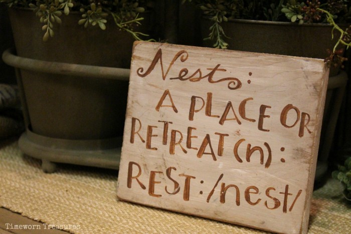 Nest sign 