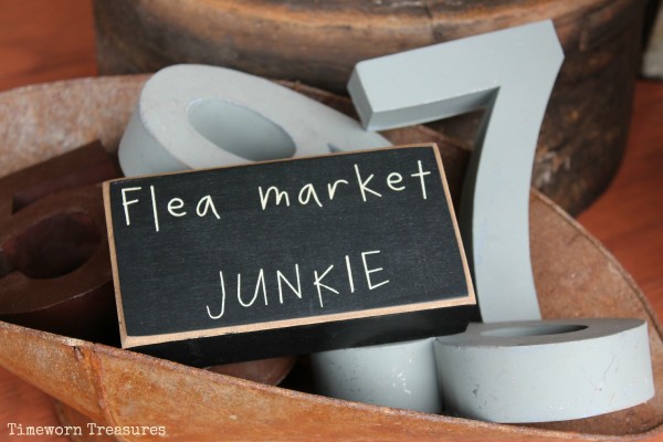 Flea market sign 