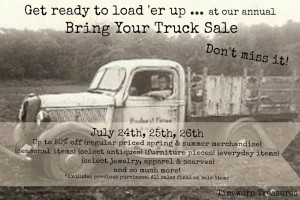 Bring Your Truck Sale