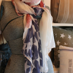 Faded flag scarf